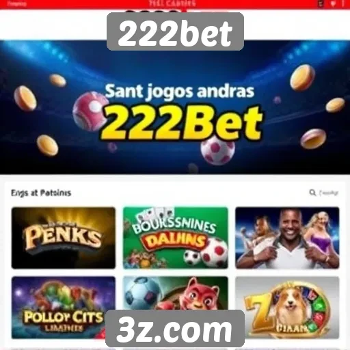 Opções de jogos disponíveis na plataforma 222bet