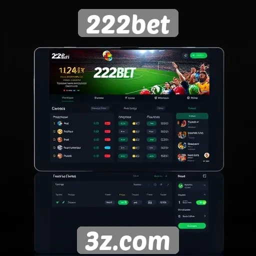 Interface do usuário do 222bet é intuitiva e acessível
