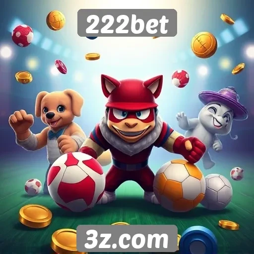 Variedade de jogos disponíveis no 222bet